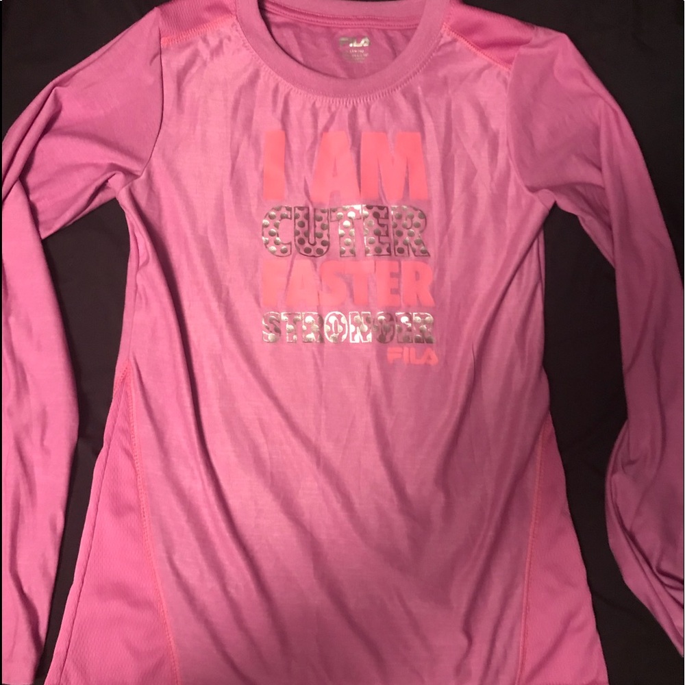 Girls fila shirt